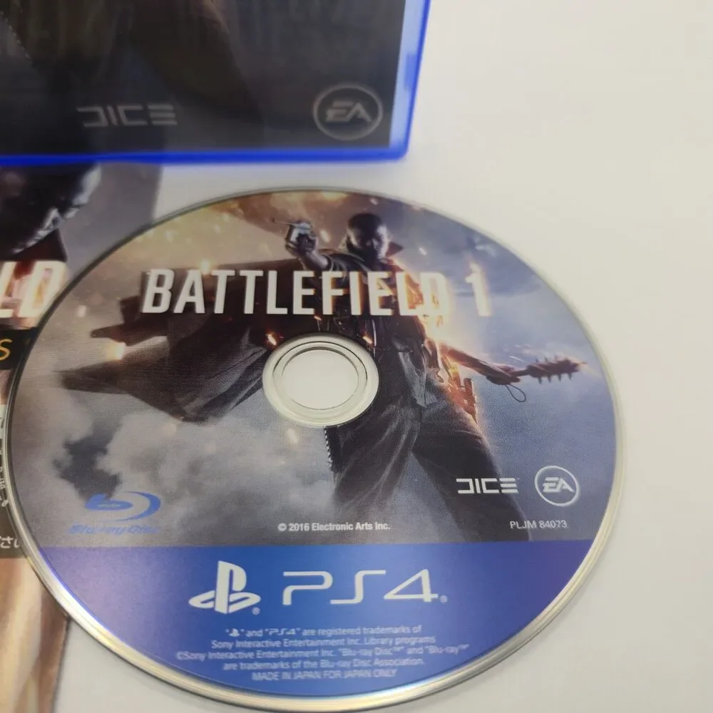 Battlefield 1 PS4 Japan (Region Locked) JPN